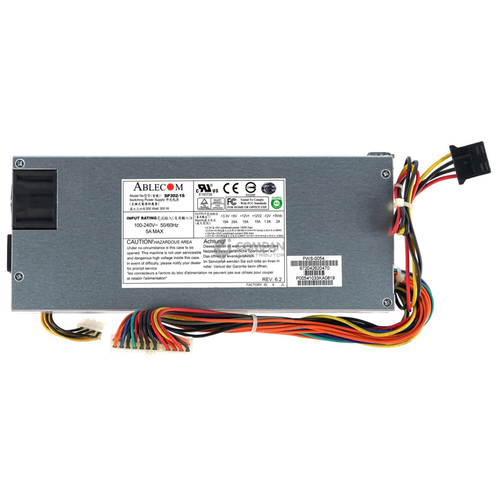 PWS-0054 SUPERMICRO 300W POWER SUPPLY FOR SUPERMICRO CSE-813M